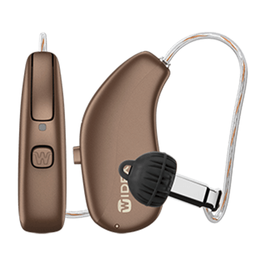 Widex Allure 440 R D 1 Hearing Aids - Chestnut Brown