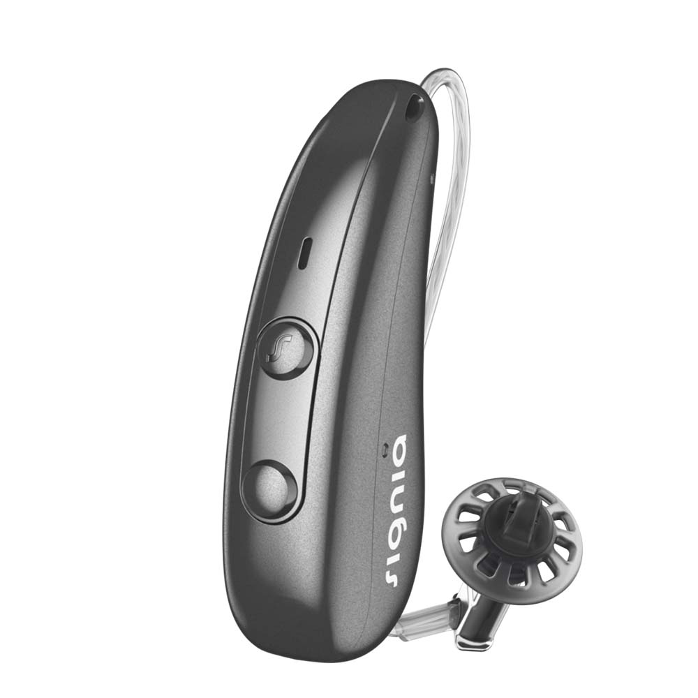 Signia Pure Charge&Go 3IX Hearing Aids - Graphite