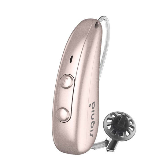 Signia Pure Charge&Go 3IX Hearing Aids - Rose Gold